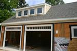 Roofing and siding new garage construction in Brewster